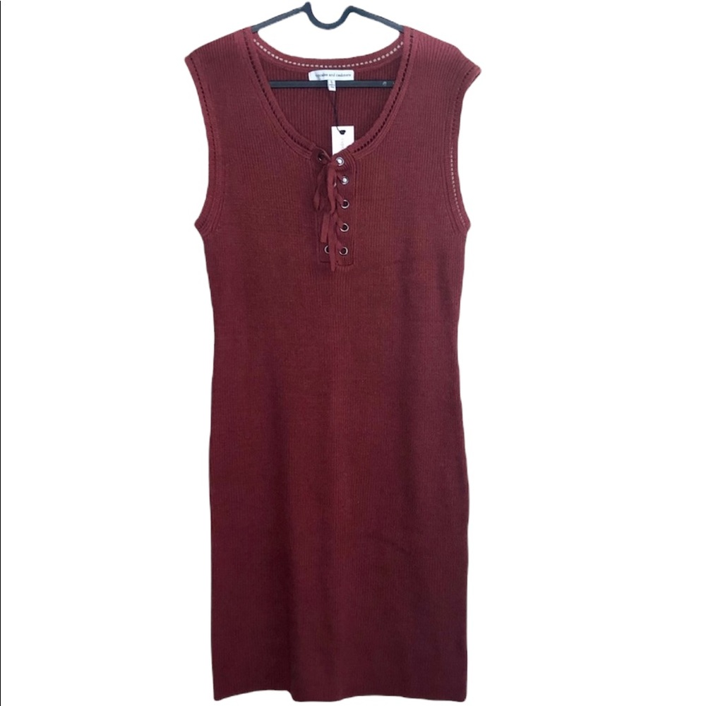 NWT Cupcakes & Cashmere Knit Sleeveless Dress